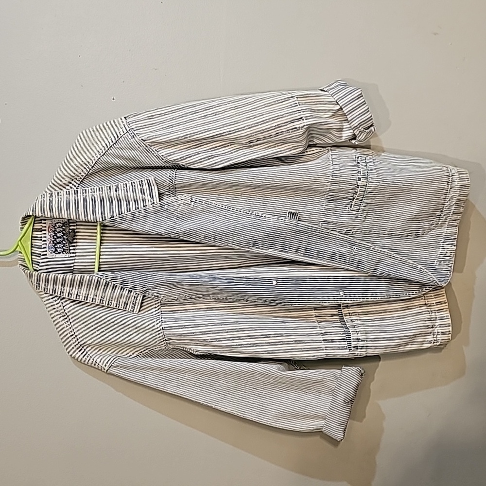 GITANO EXPRESS adults Large 100% cotton vintage blazer Striped